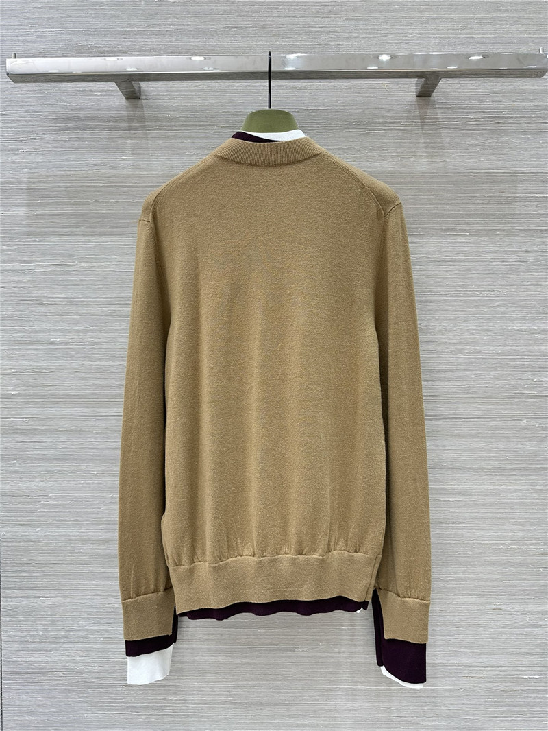F**di beige wool sweater