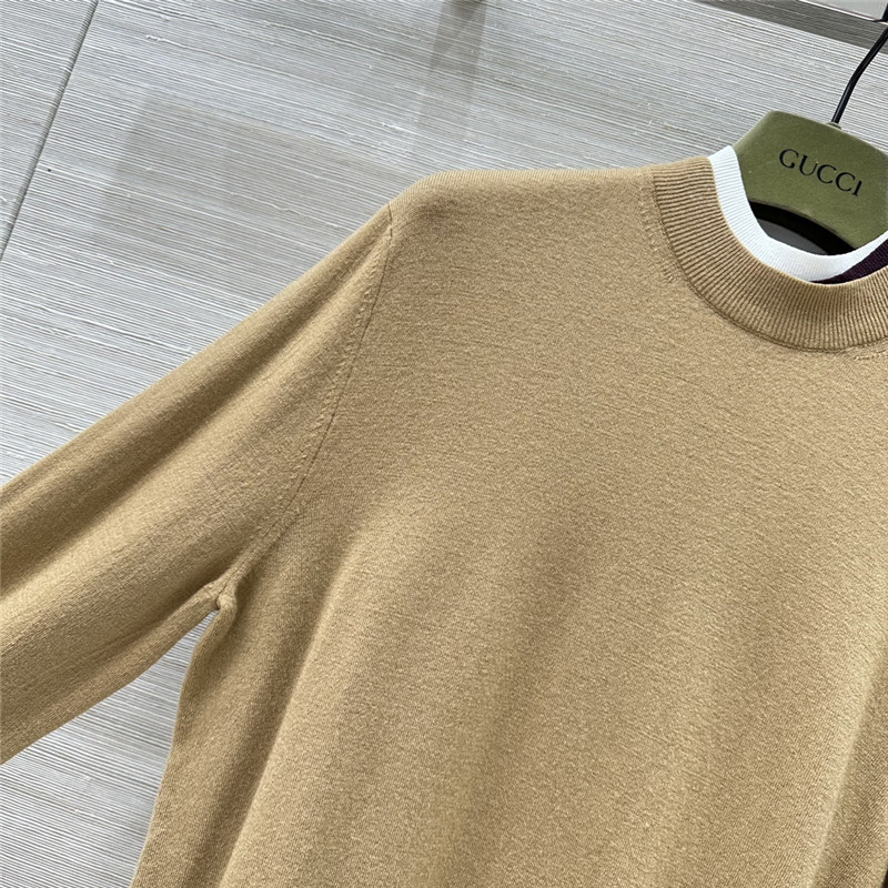 F**di beige wool sweater