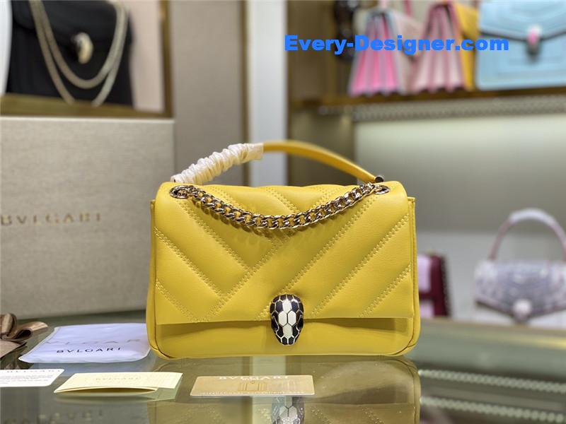 Bv1g*ai serpenti cabochon shoulder bag