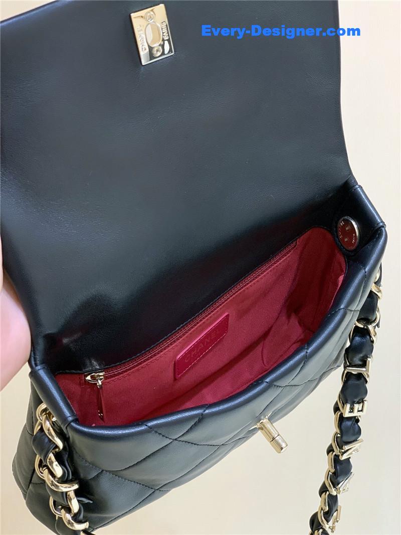 Ch**el letter logo hobo bag