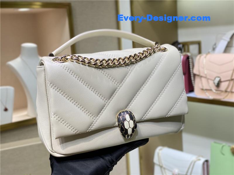 Bv1g*ai serpenti cabochon shoulder bag