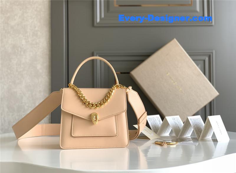 Bv1g*ai serpenti forever shoulder bag pink