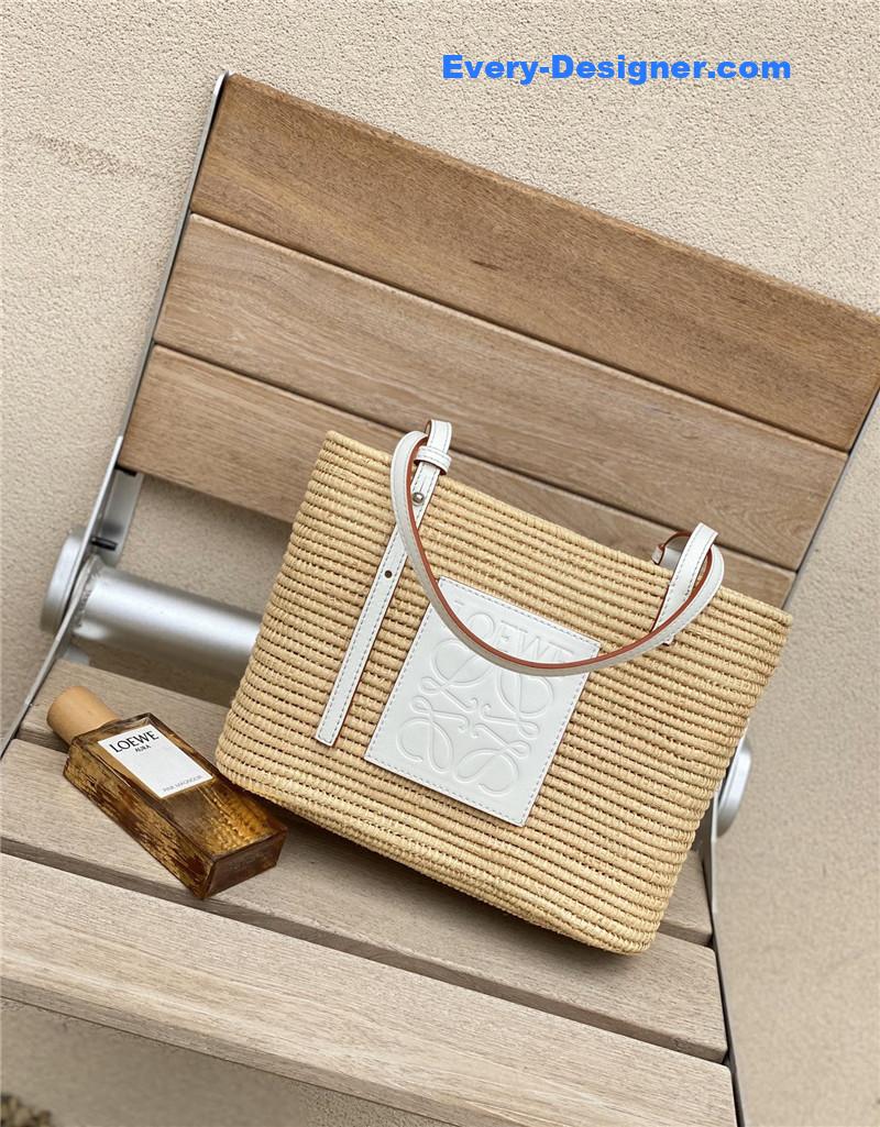 L0ew* shigra basket bag