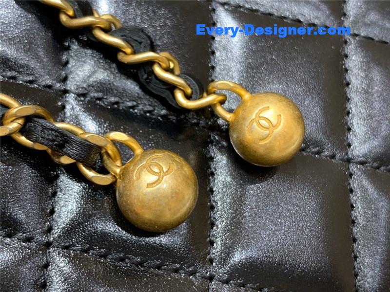 Ch**el gold beads mobile phone bag