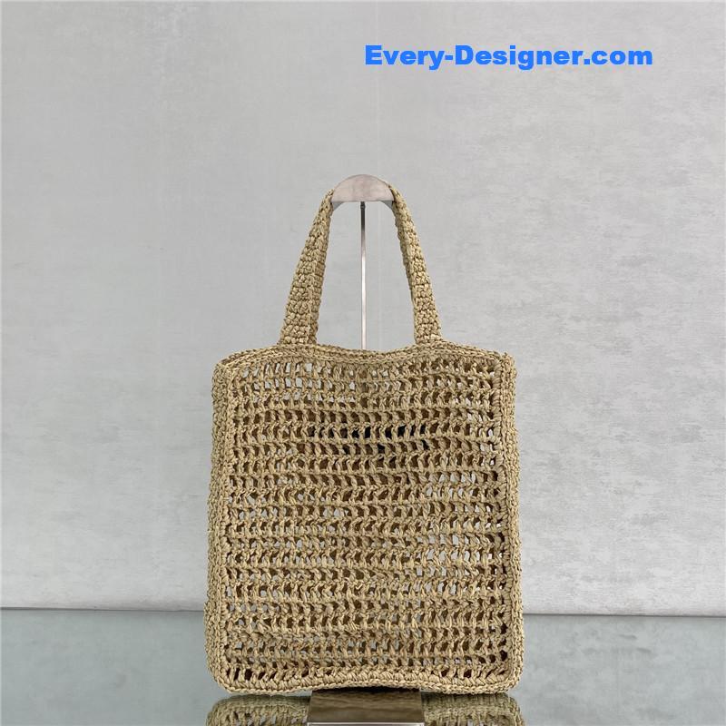Pra*a straw tote bag