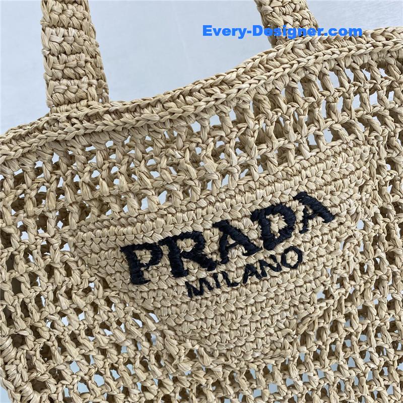 Pra*a straw tote bag