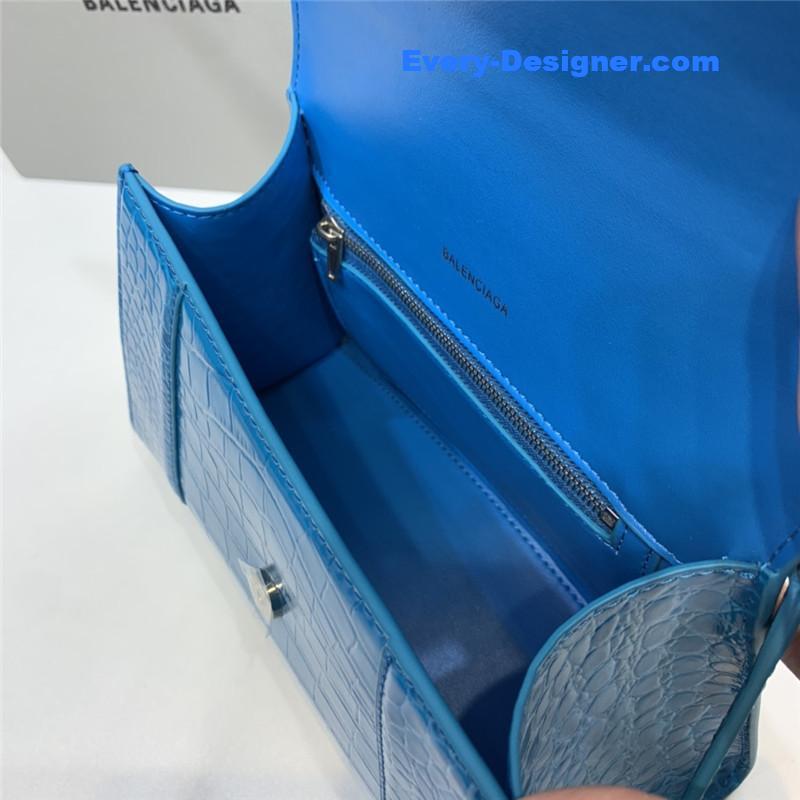 Ba1en*iaga hourglass bag crocodile