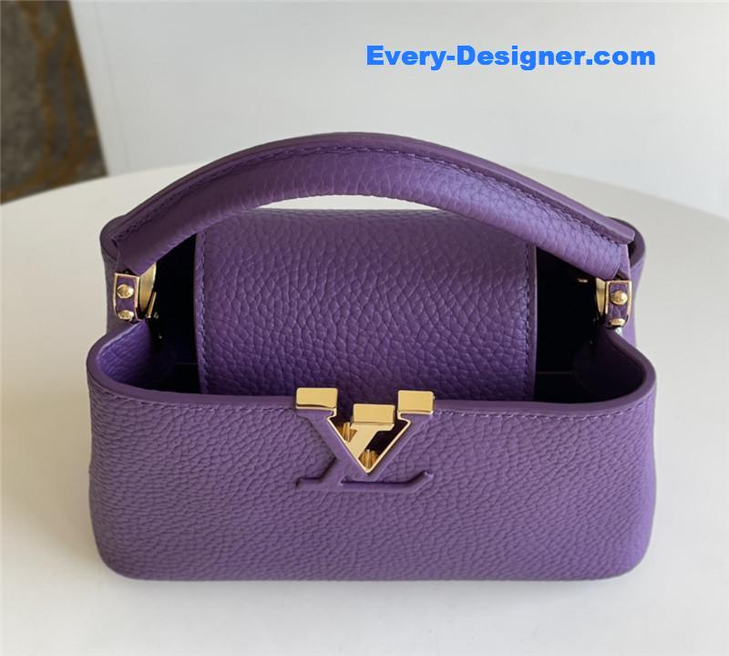 l0vis Vvtt0n lv capucines mini bag purple