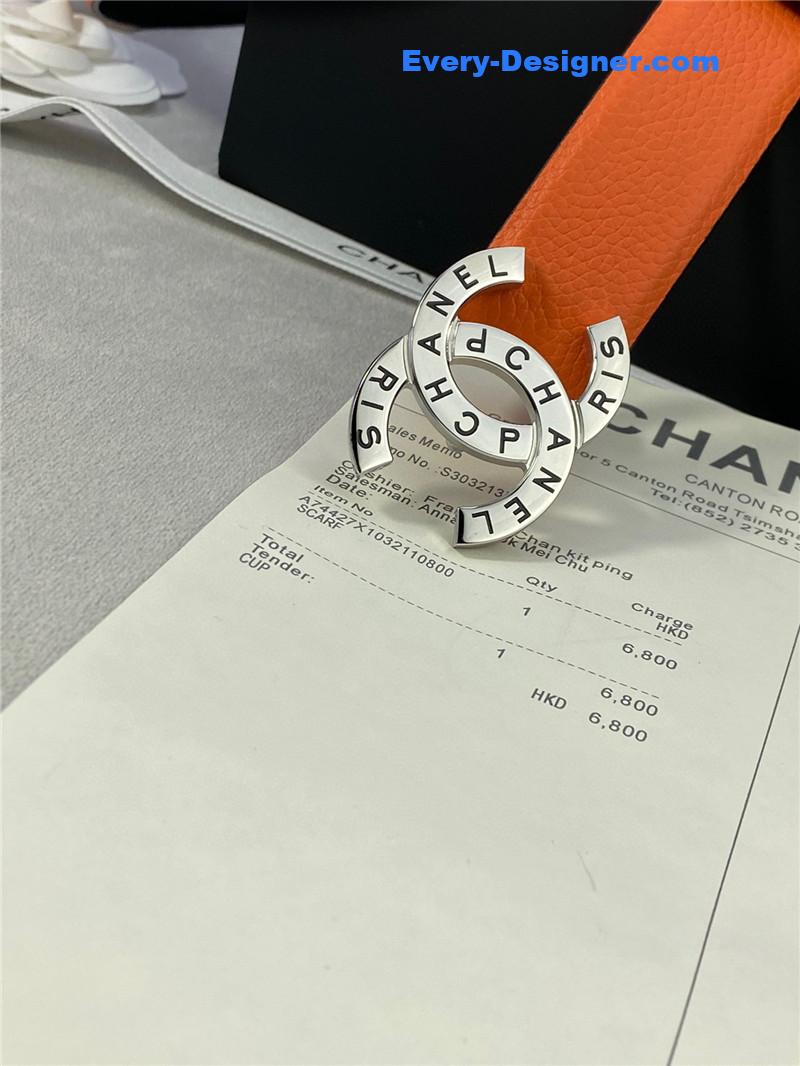 Ch**el logo classic belt