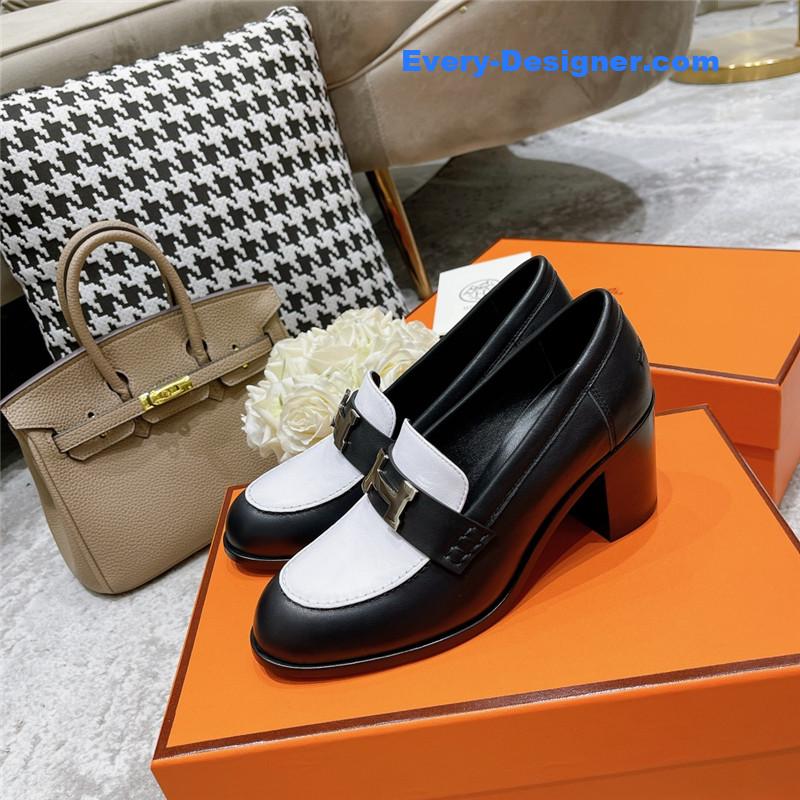 H**me5 dauphine mid heel mules