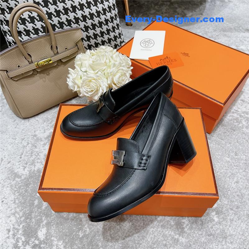 H**me5 dauphine mid heel mules