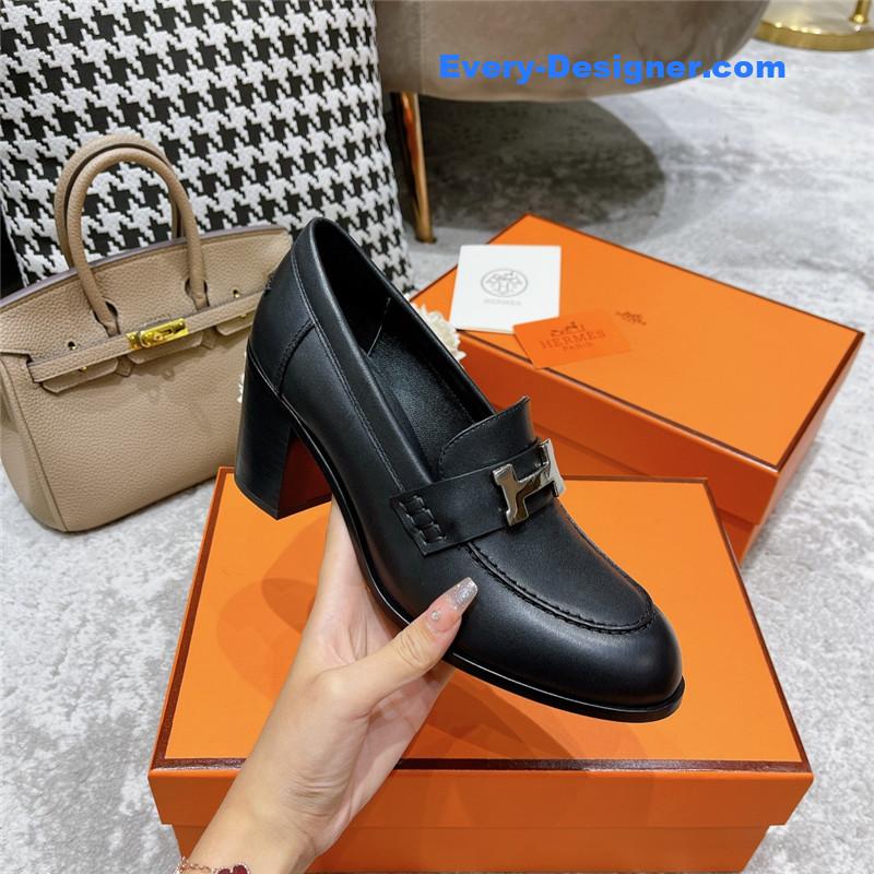 H**me5 dauphine mid heel mules
