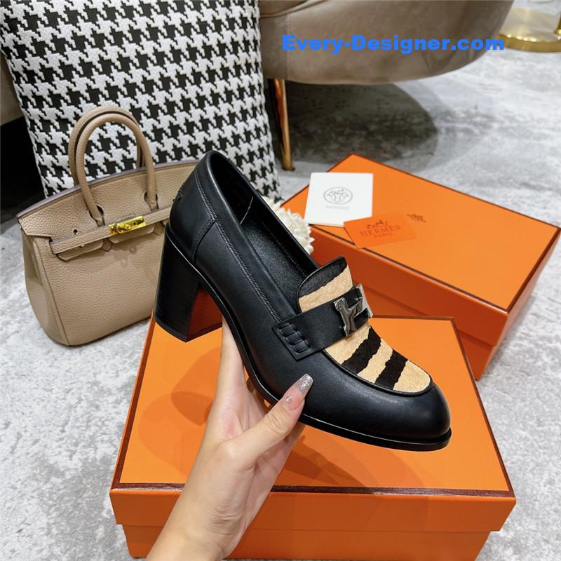 H**me5 dauphine mid heel mules