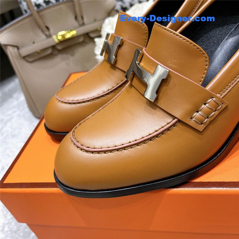 H**me5 dauphine mid heel mules