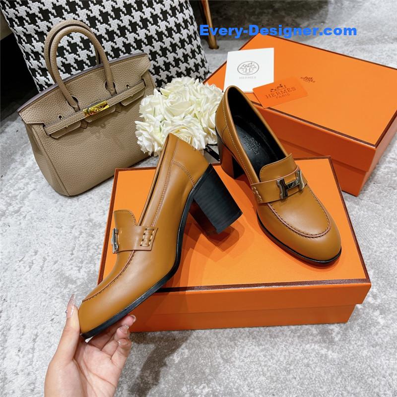 H**me5 dauphine mid heel mules