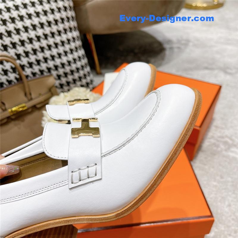H**me5 dauphine mid heel mules