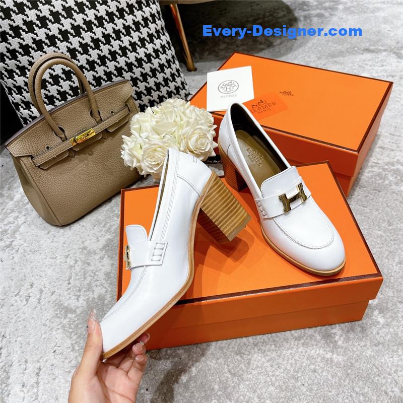 H**me5 dauphine mid heel mules