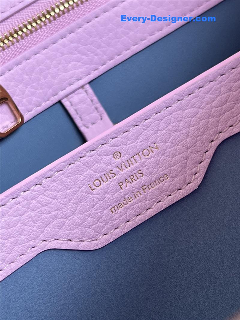 l0vis Vvtt0n lv capucines mm taurillon leather bag