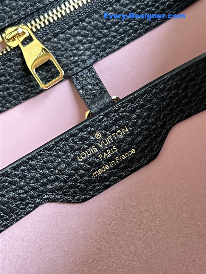 l0vis Vvtt0n lv capucines mm taurillon leather bag