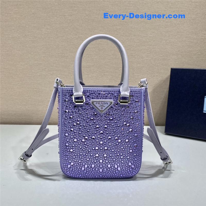 Pra*a crystal tote bag
