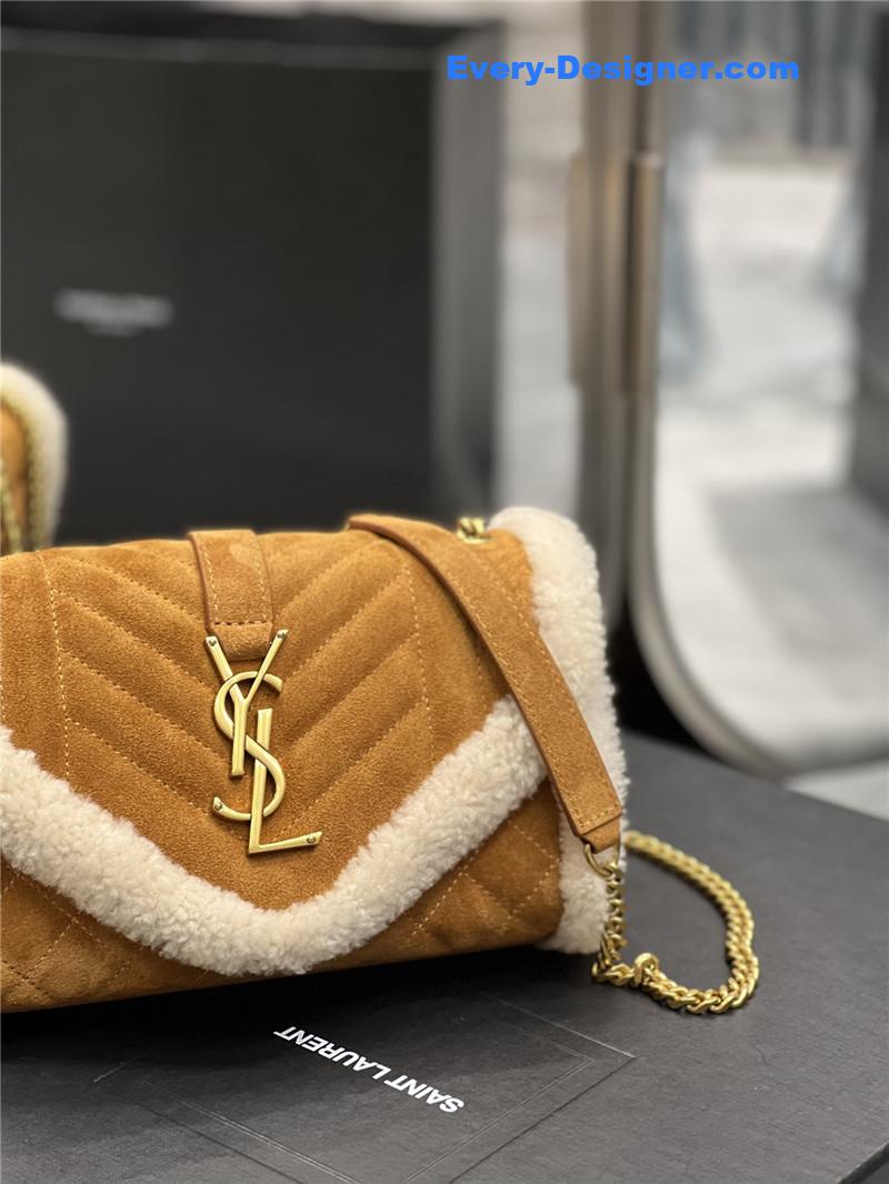 Y51 wool suede envelope bag