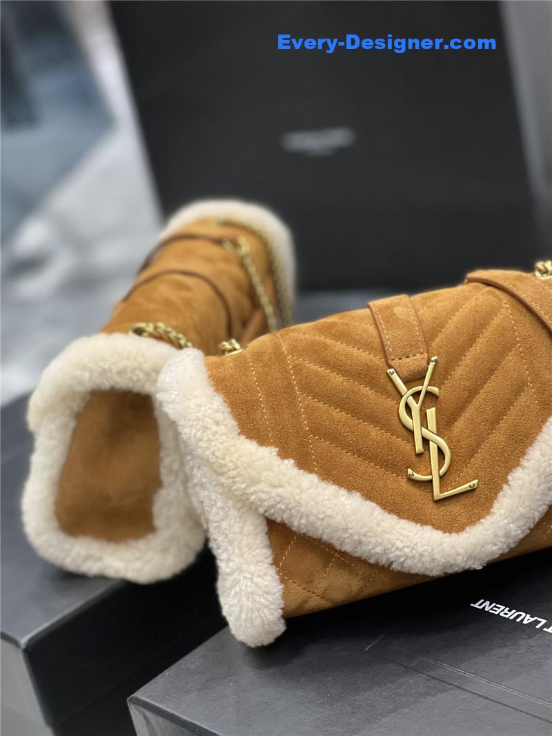 Y51 wool suede envelope bag