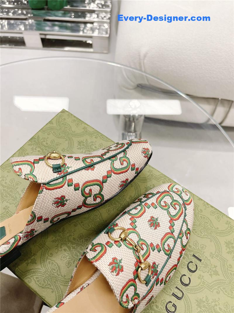 Gvc*1 horsebit half slippers