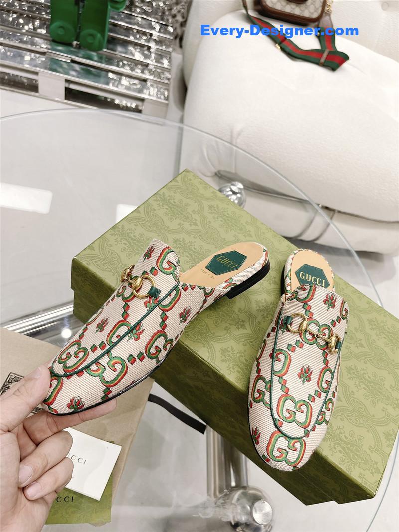 Gvc*1 horsebit half slippers