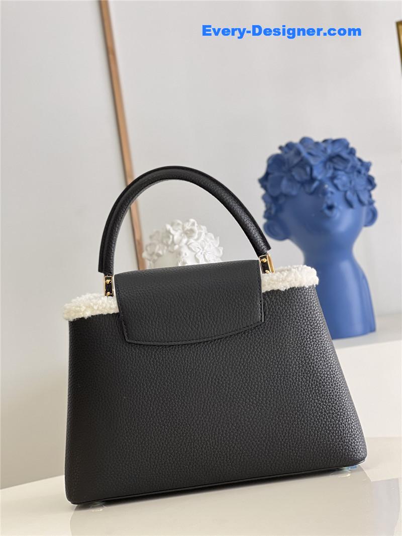 l0vis Vvtt0n lv capucines mm taurillon leather bag