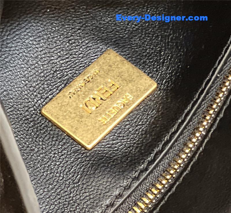 F**di classic embossed baguette bag