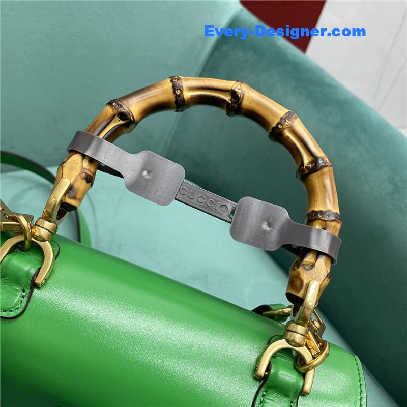 Gvc*1 bamboo jumbo small top handle bag