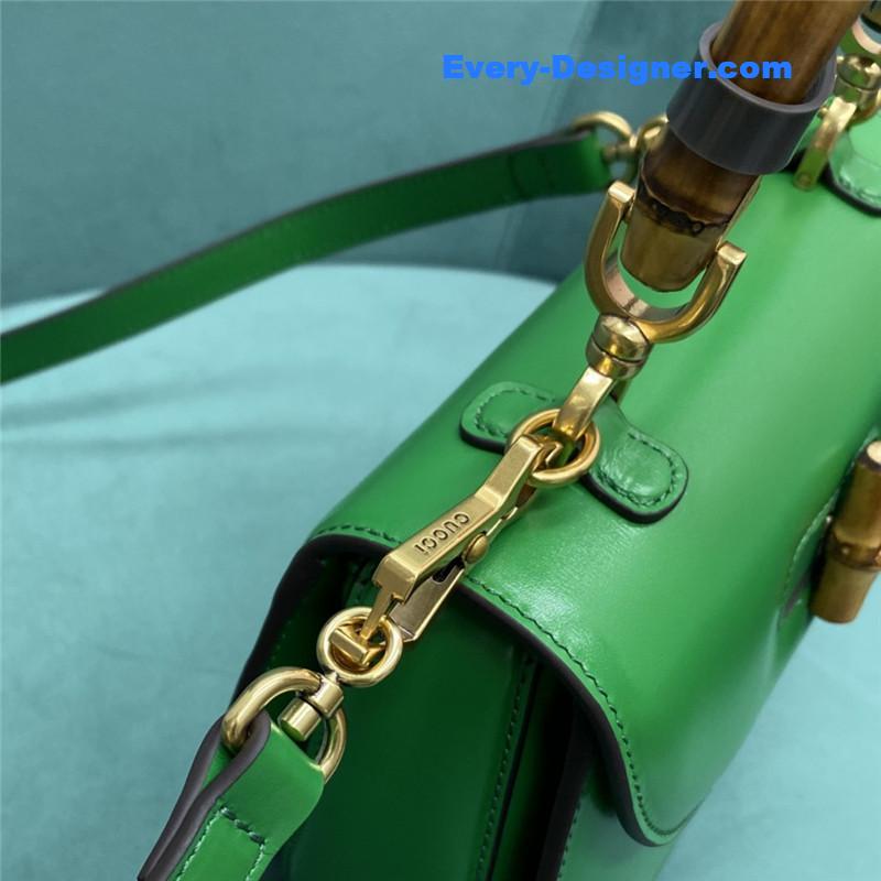 Gvc*1 bamboo jumbo small top handle bag