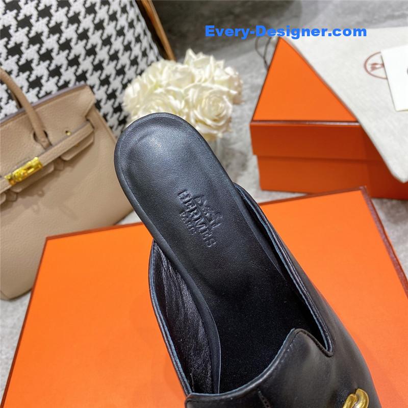 H**me5 muller flat slippers