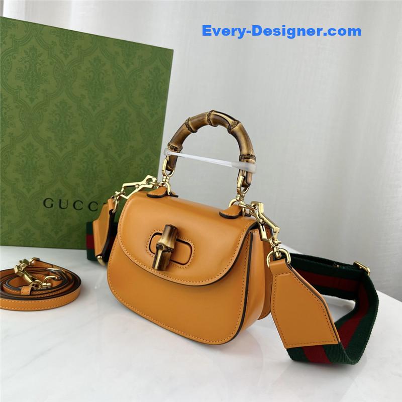 Gvc*1 mini top handle bag with bamboo