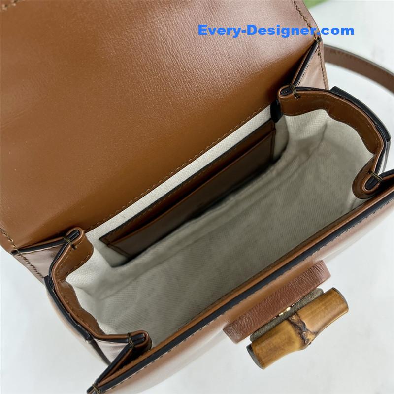Gvc*1 mini top handle bag with bamboo