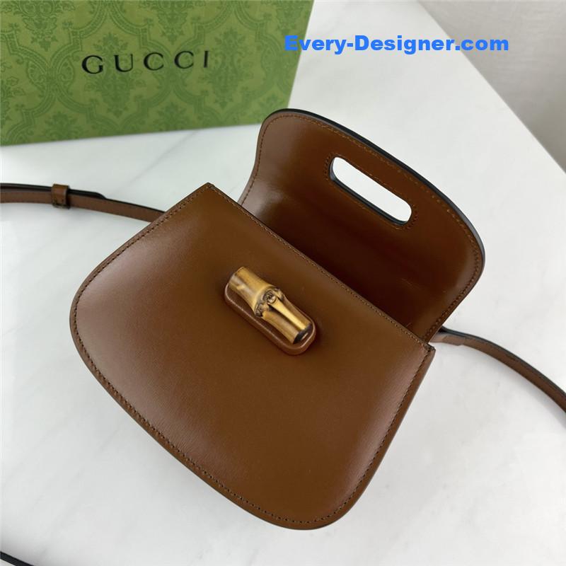 Gvc*1 mini top handle bag with bamboo