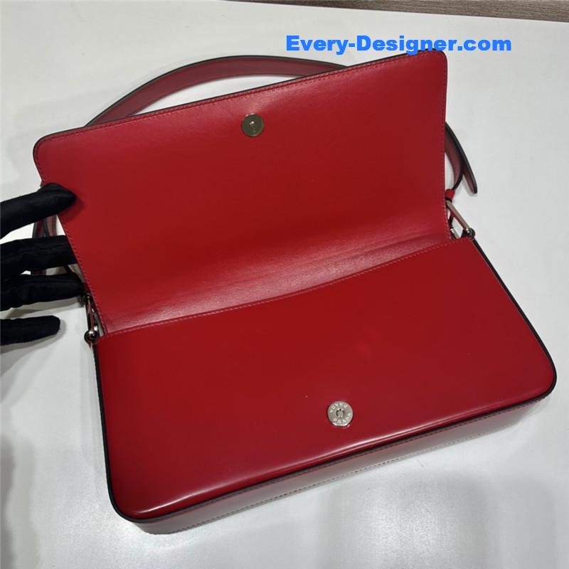 Pra*a new flap shoulder bag