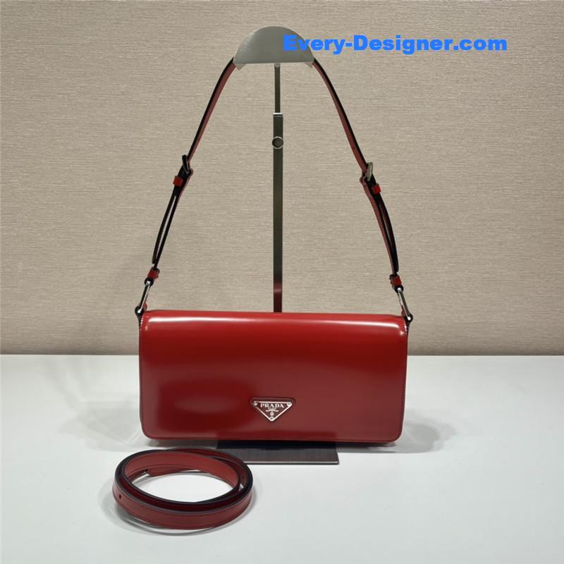 Pra*a new flap shoulder bag