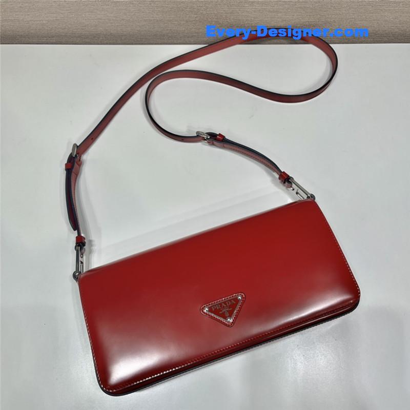 Pra*a new flap shoulder bag