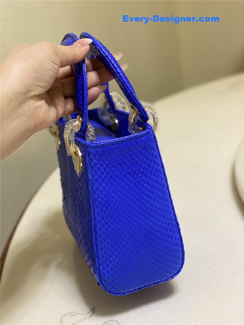 D10r limited edition mini python leather lady bag