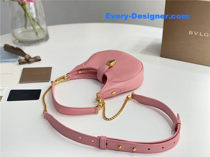 Bv1g*ai mini serpenti leather hobo bag