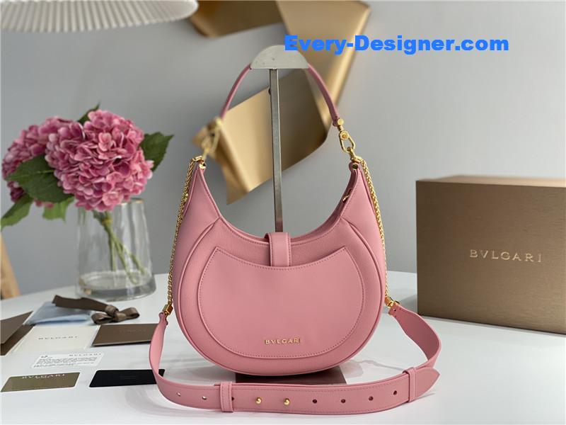 Bv1g*ai serpenti leather hobo bag