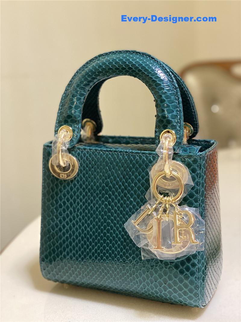 D10r limited edition mini python leather lady bag