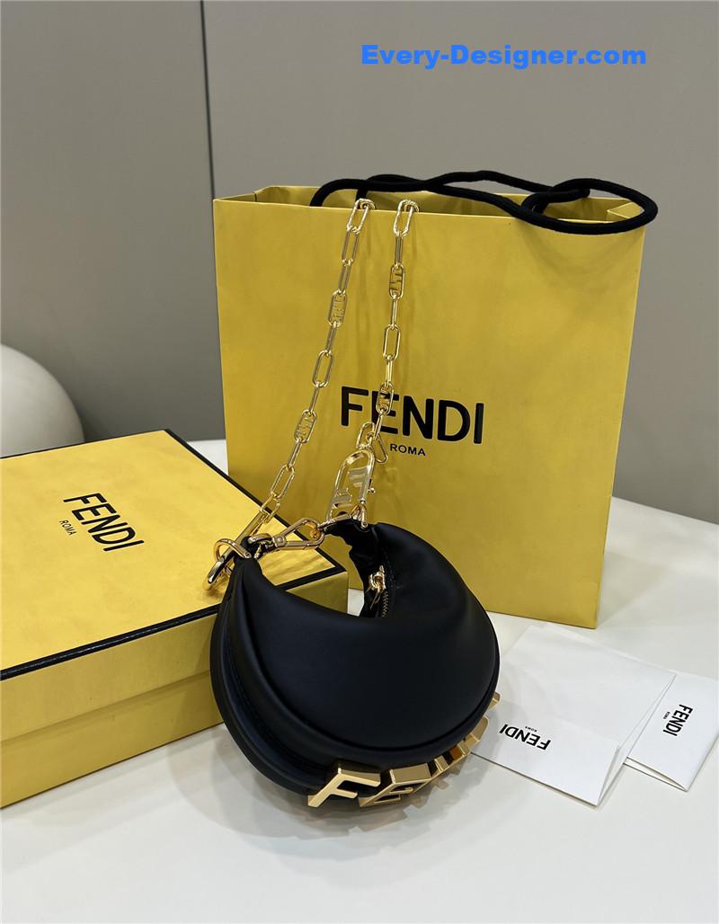 F**di graphic bag mini black