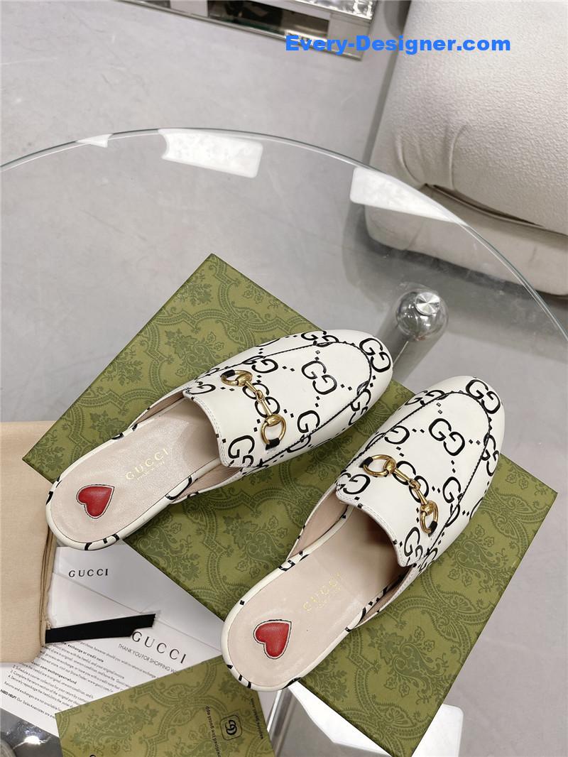 Gvc*1 horsebit half slippers