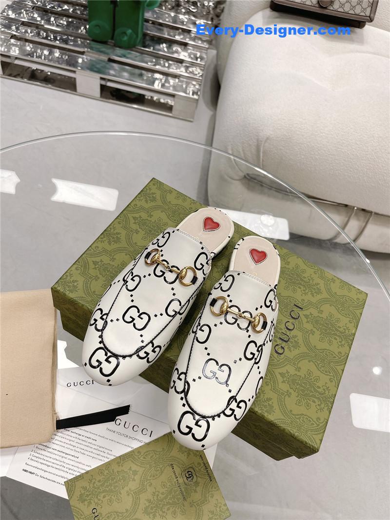 Gvc*1 horsebit half slippers