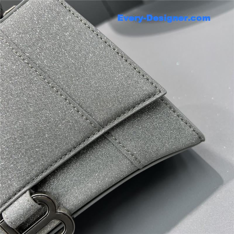 Ba1en*iaga hourglass bag silver