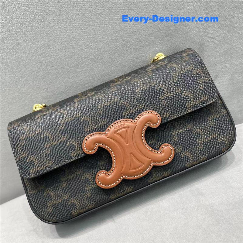 Ce1i*e triomphe chain shoulder bag