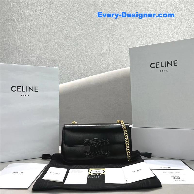 Ce1i*e triomphe chain shoulder bag