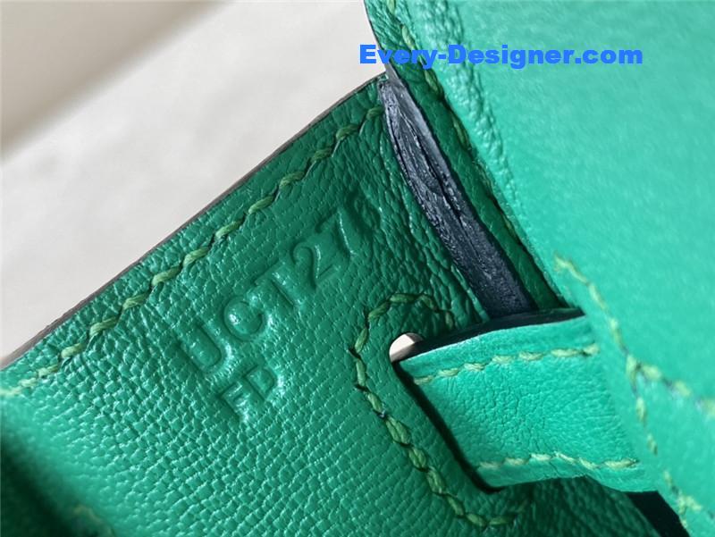 H**me5 green swift birkin 25 bag